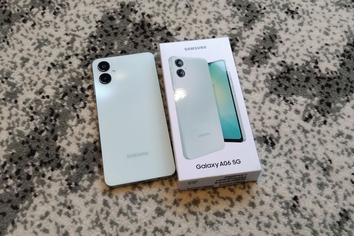 Samsung Galaxy A06 5G dengan One UI interface